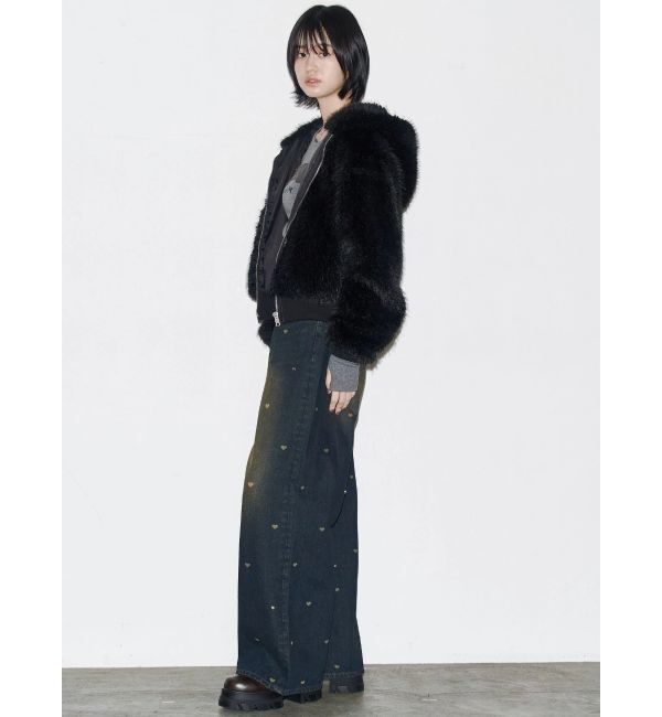 EMODA「フードフェイクファーブルゾン」|ブルゾン・スタジャン|