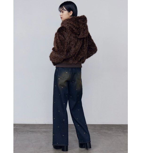 EMODA「フードフェイクファーブルゾン」|ブルゾン・スタジャン|