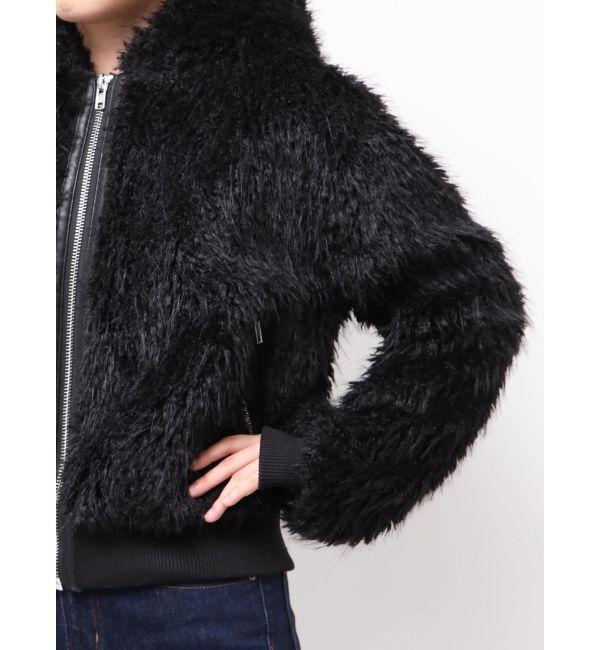 EMODA「フードフェイクファーブルゾン」|ブルゾン・スタジャン|