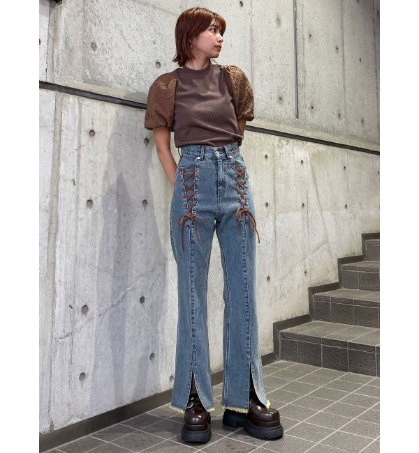 MURUA「インナーファーベルテッドクロッグス」|スリッポン|