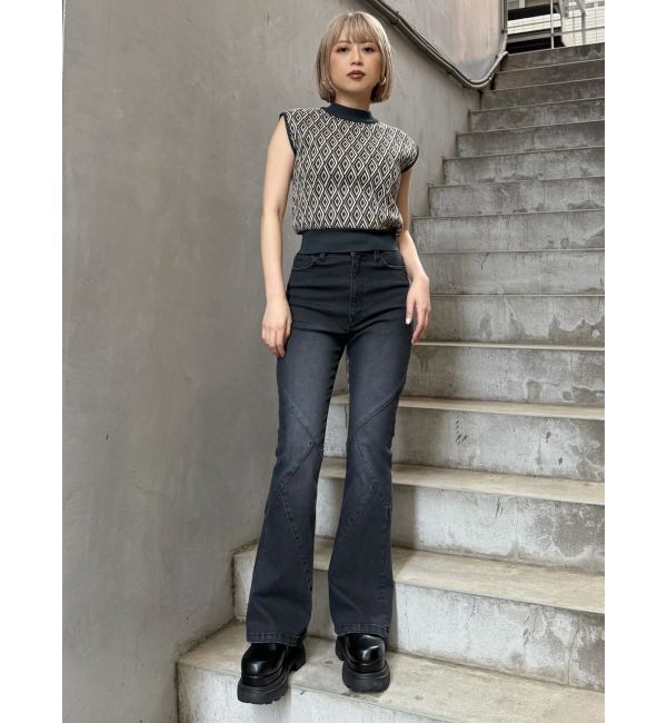 MURUA「インナーファーベルテッドクロッグス」|スリッポン|