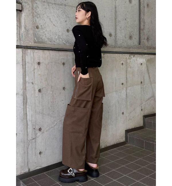 MURUA「インナーファーベルテッドクロッグス」|スリッポン|