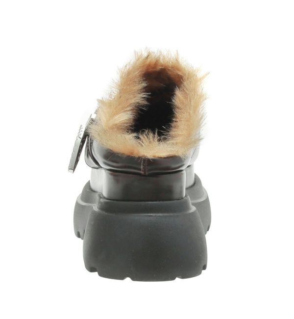 MURUA「インナーファーベルテッドクロッグス」|スリッポン|