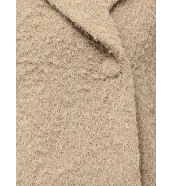 LAGUNAMOON「フェイクフェザーワイドカラーショートコート」|その他|