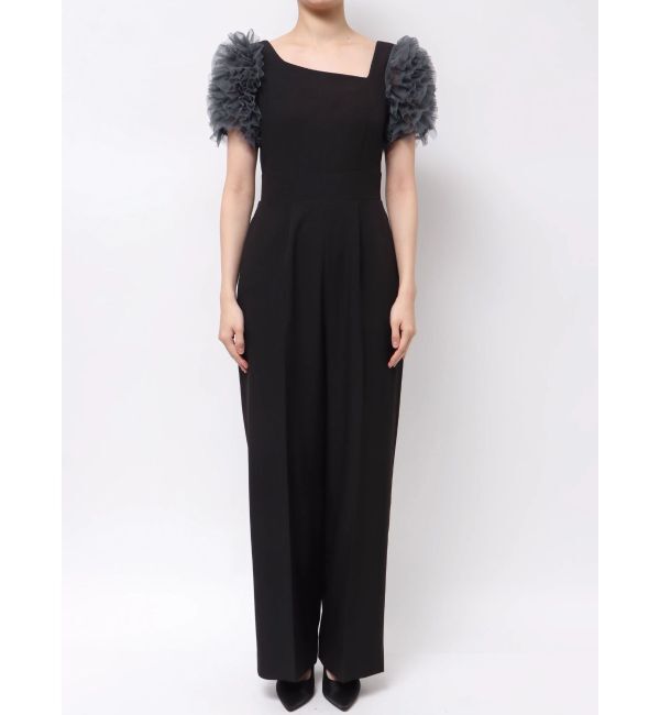 LAGUNAMOON「【ソンイさんコラボ】LADYチュールショルダーパンツドレス」|ドレス|