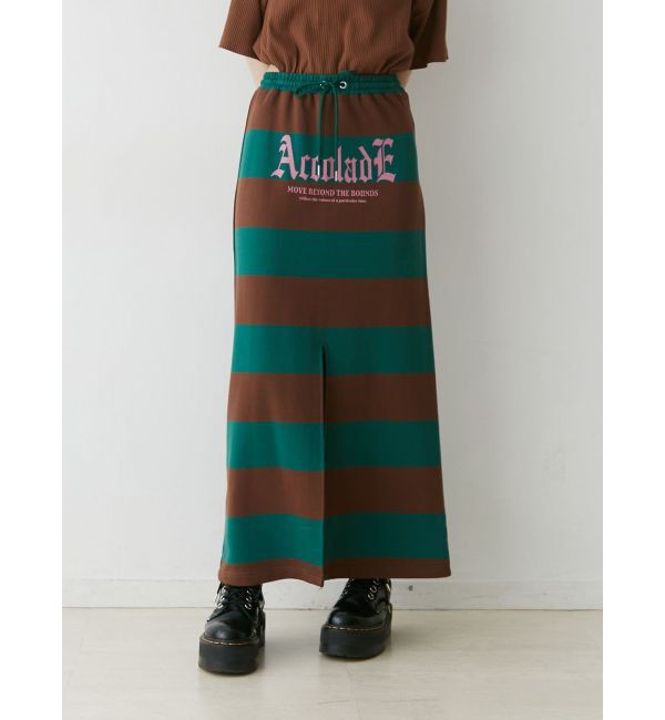 jouetie「スウェットロングスカート」|スカート|グリーン