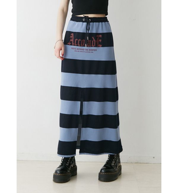 jouetie「スウェットロングスカート」|スカート|ブルー