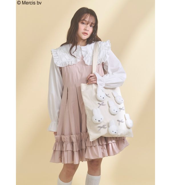 merry jenny「タックフリルミニワンピース」|ワンピース|