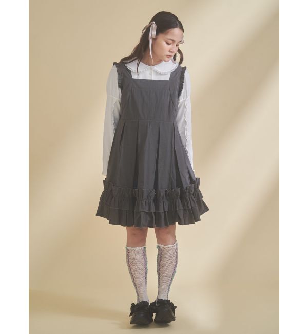 merry jenny「タックフリルミニワンピース」|ワンピース|