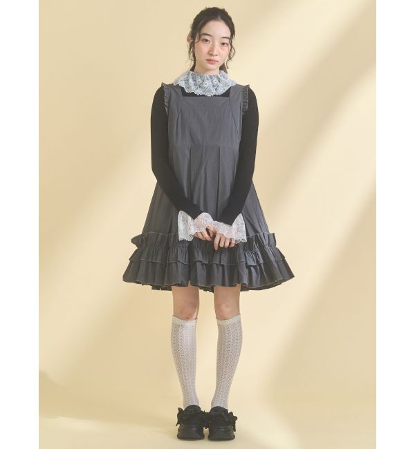 merry jenny「タックフリルミニワンピース」|ワンピース|