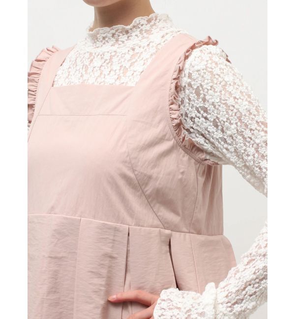 merry jenny「タックフリルミニワンピース」|ワンピース|