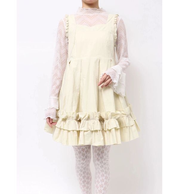 merry jenny「タックフリルミニワンピース」|ワンピース|