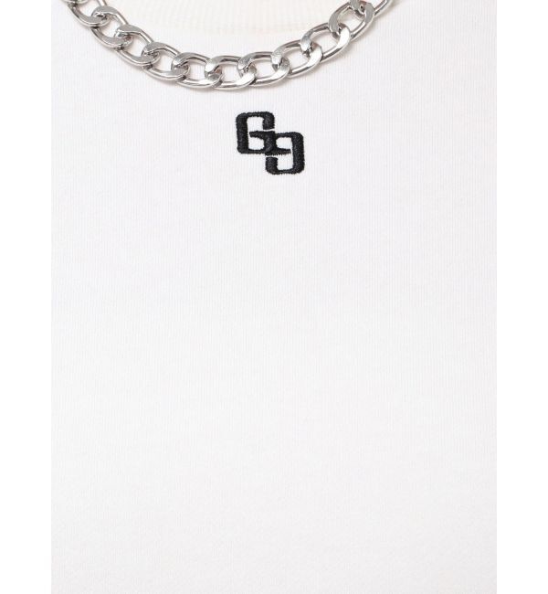 GYDA「SIDE OPEN CHAIN GGスウェットワンピース」|ワンピース|