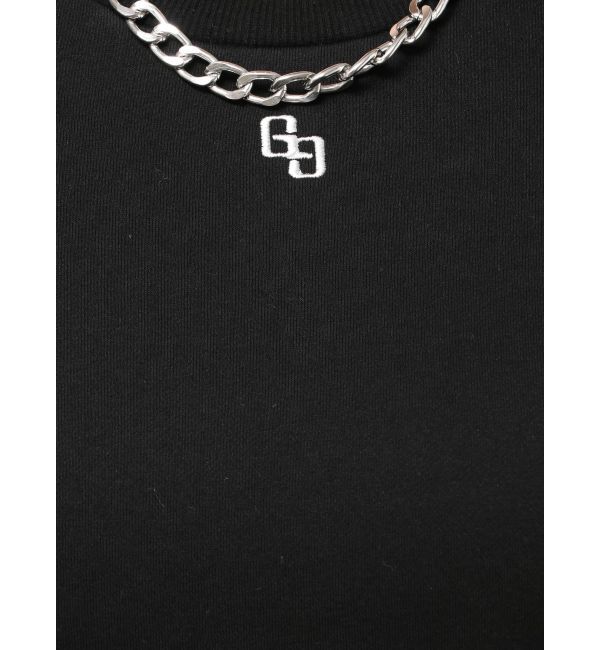 GYDA「SIDE OPEN CHAIN GGスウェットワンピース」|ワンピース|