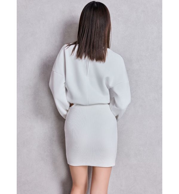 GYDA「SIDE OPEN CHAIN GGスウェットワンピース」|ワンピース|