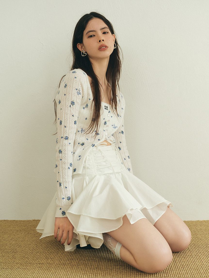 FURFUR「ロゴ刺繍バンドゥブラトップ」|インナー|