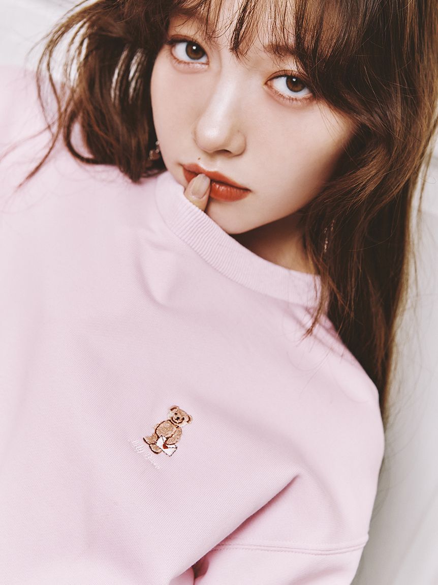 LILY BROWN「Lily Bearラブレターモチーフスウェット」|スウェット・ジャージ|