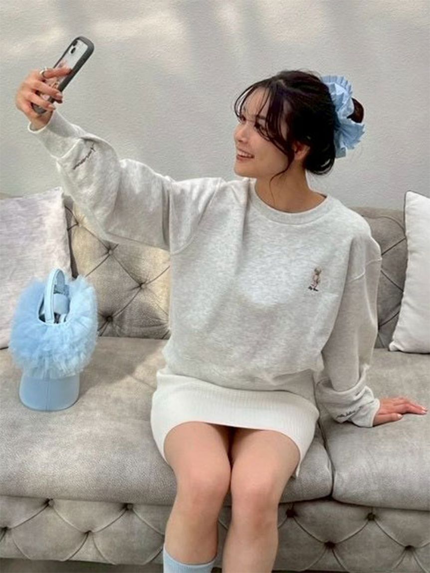 LILY BROWN「Lily Bearラブレターモチーフスウェット」|スウェット・ジャージ|