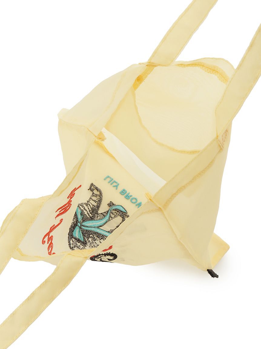 LILY BROWN「CAT刺繍シアートート」|トートバッグ|