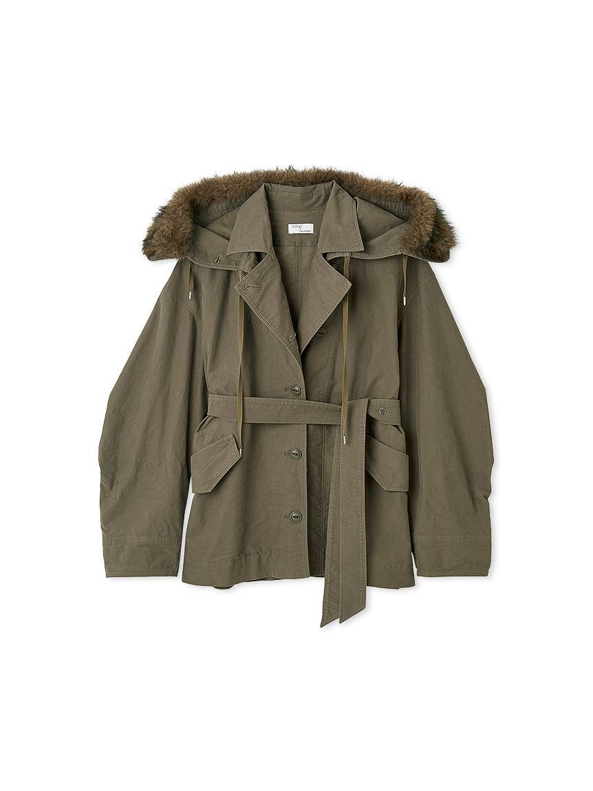 styling/「【セットアップ対応】アタッチドフードジャケット」|ミリタリージャケット|