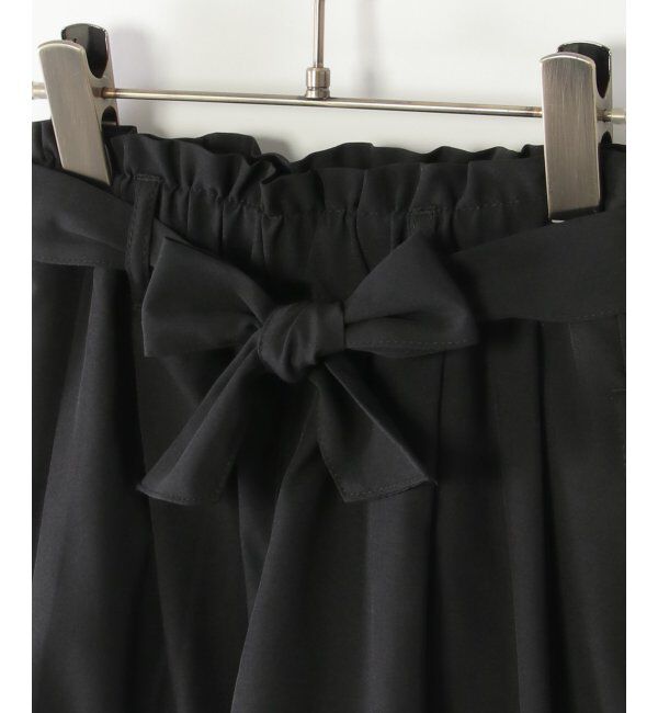 ikka kids「【接触冷感／速乾】リボンベルト付きワイドパンツ（120~160cm）【UVカット】」|その他|