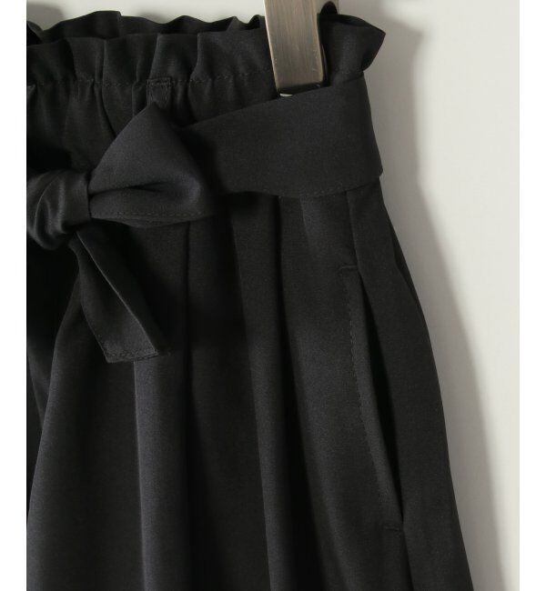 ikka kids「【接触冷感／速乾】リボンベルト付きワイドパンツ（120~160cm）【UVカット】」|その他|