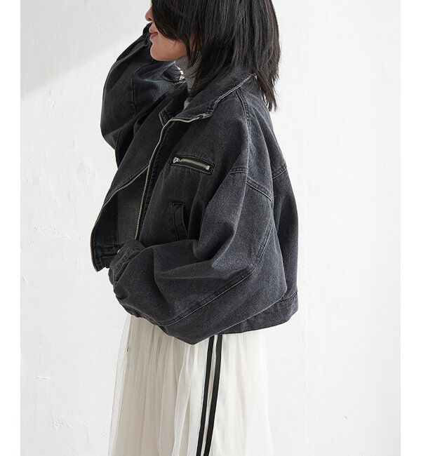 VENCE share style「スタンドカラーショート丈ブルゾン」|ブルゾン・スタジャン|
