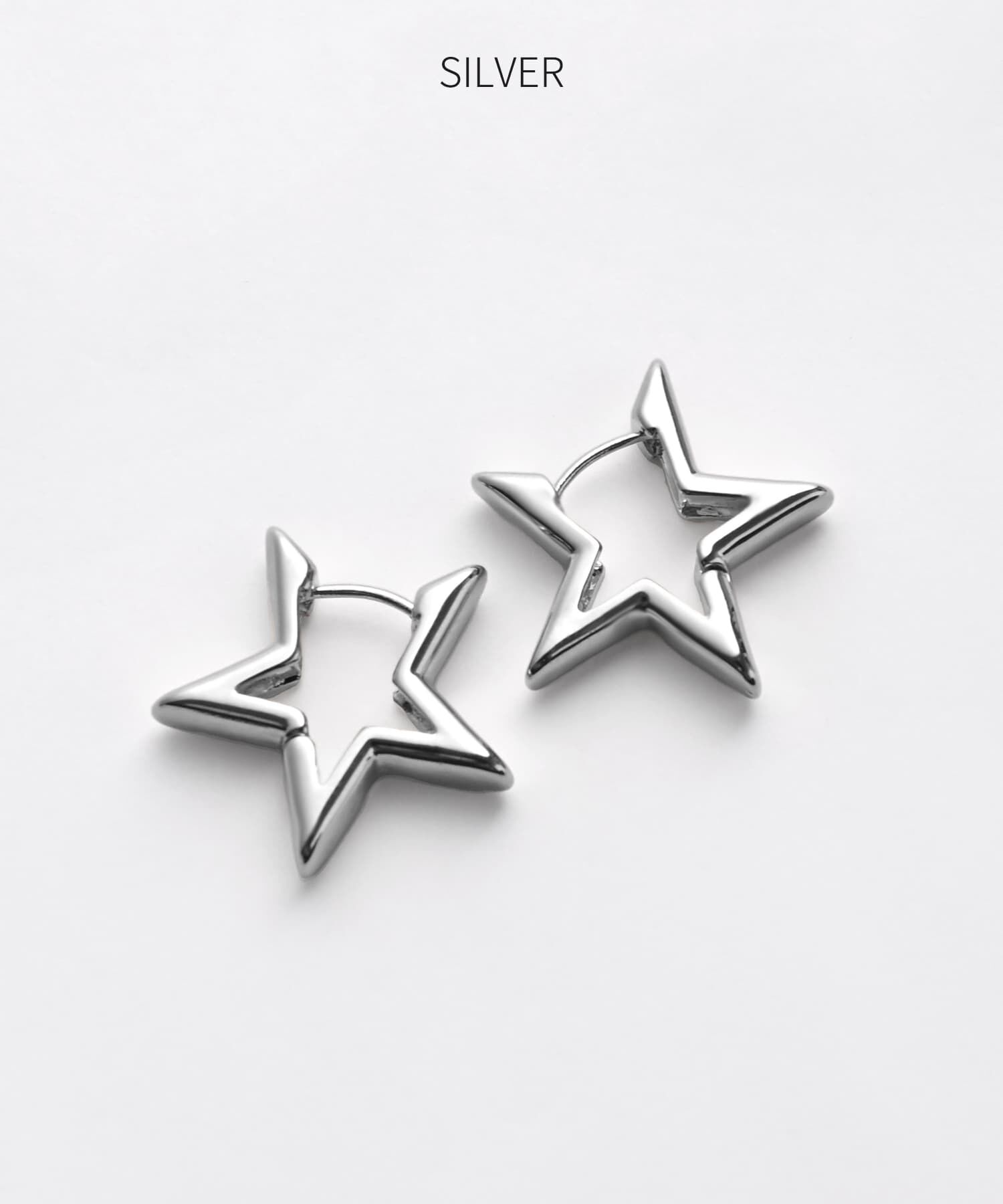 STYLE DELI「プチSTARフープピアス」|ピアス|