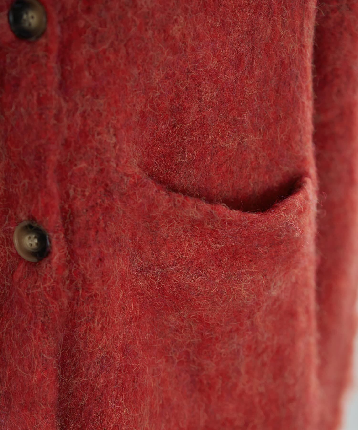 STYLE DELI「【LUXE】毛起こしブークレポケットカーディガン」|ニット・セーター|