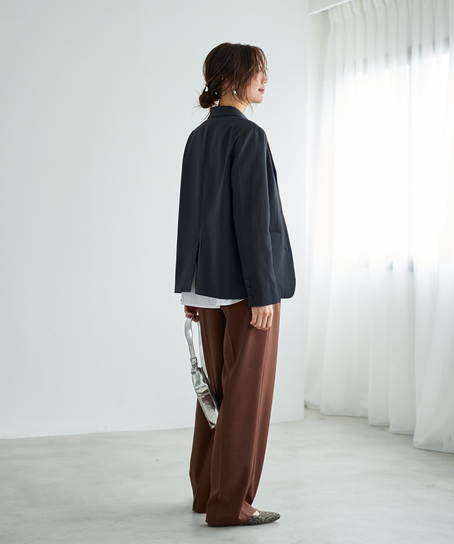 STYLE DELI「かすれ織りテーラードジャケット」|テーラードジャケット|