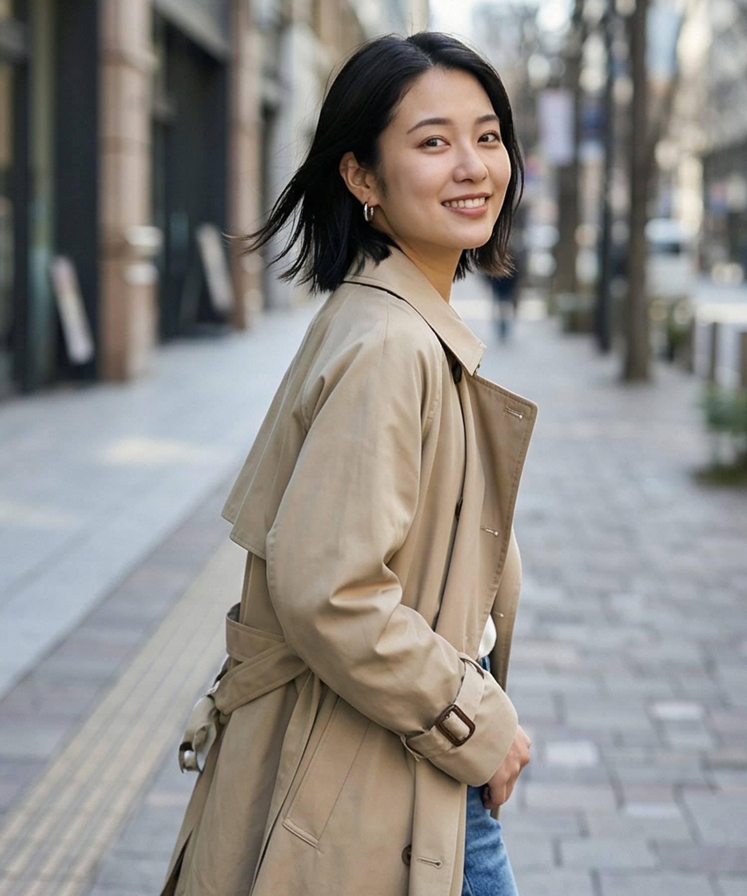 STYLE DELI「【DELI by】カーブラインミニフープピアス」|ピアス|