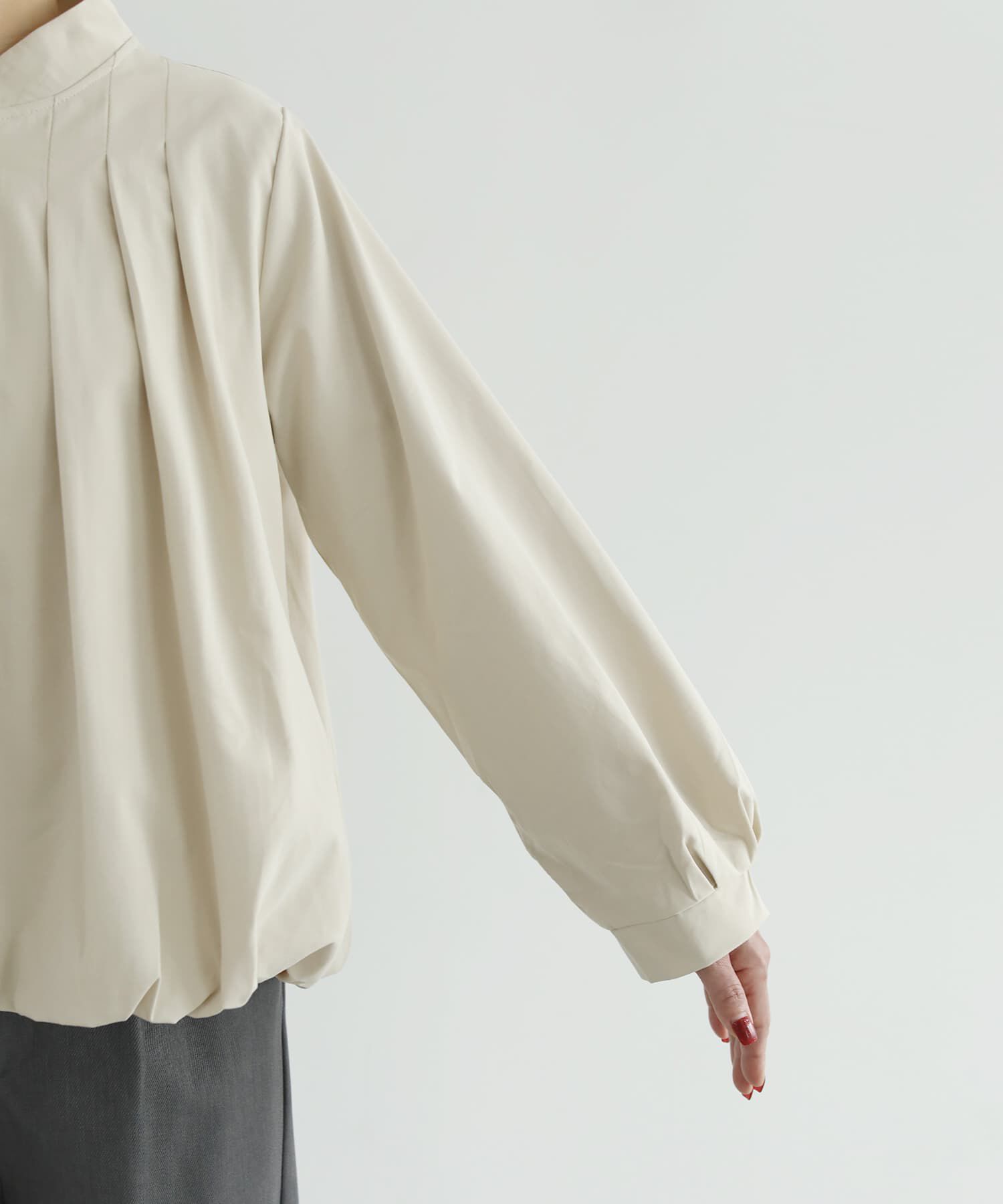 STYLE DELI「ブルゾン風タックジャケット」|ブルゾン・スタジャン|