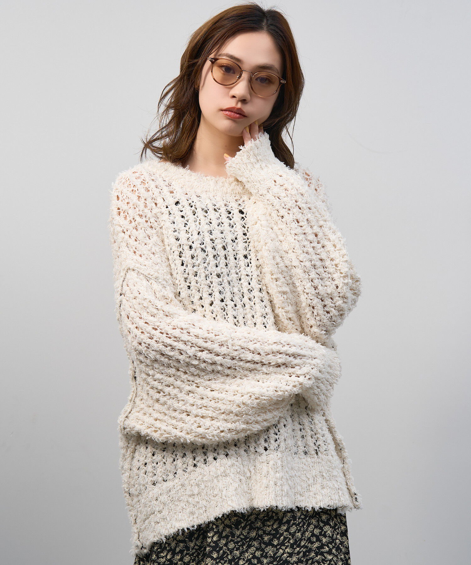  「Zoff | UNITED ARROWS ボストン型 サングラス クリアフレーム UVカット ズレ防止 ユナイテッドアローズ」|サングラス|