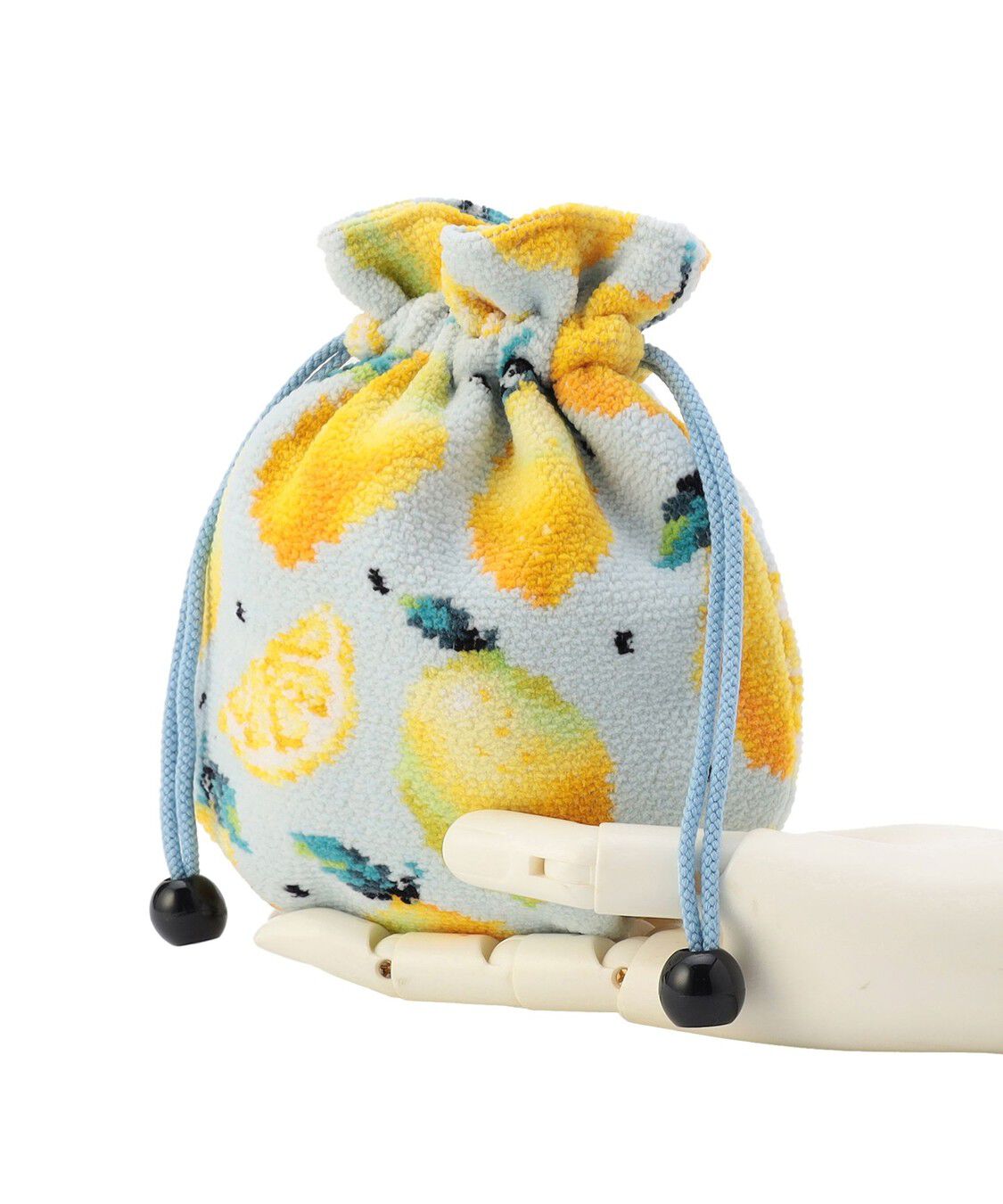 LOVERARY BY FEILER「レモンドット　巾着　L/LDO-257349」|ポーチ|