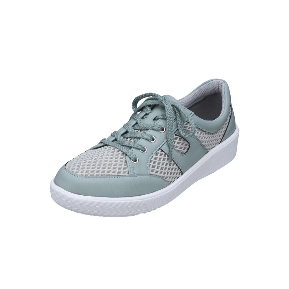 BACKYARD FAMILY「パンジー 靴 スニーカー PS1406 通販 Pansy レディース おしゃれ メッシュ 軽量」|スリッポン|グリーン1