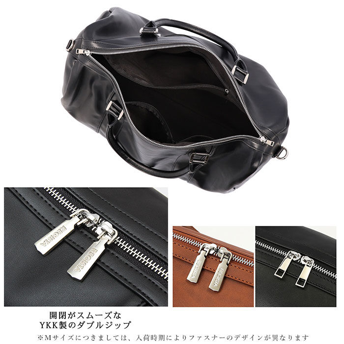 BACKYARD FAMILY「ボストンバッグ メンズ 通販 旅行 大容量 出張 ビジネス おしゃれ 合皮 puレザー」|ボストンバッグ|