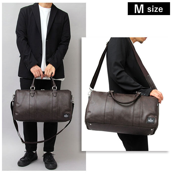 BACKYARD FAMILY「ボストンバッグ メンズ 通販 旅行 大容量 出張 ビジネス おしゃれ 合皮 puレザー」|ボストンバッグ|