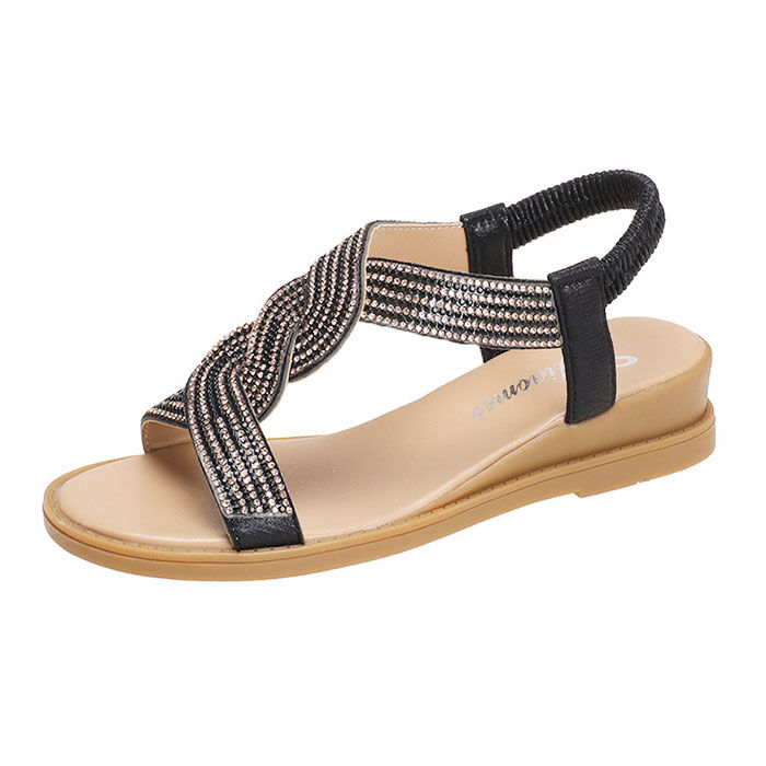 BACKYARD FAMILY「サンダル レディース かわいい 通販 ヒール ローヒール サマーサンダル 夏 夏用 ぺたんこ」|サンダル|