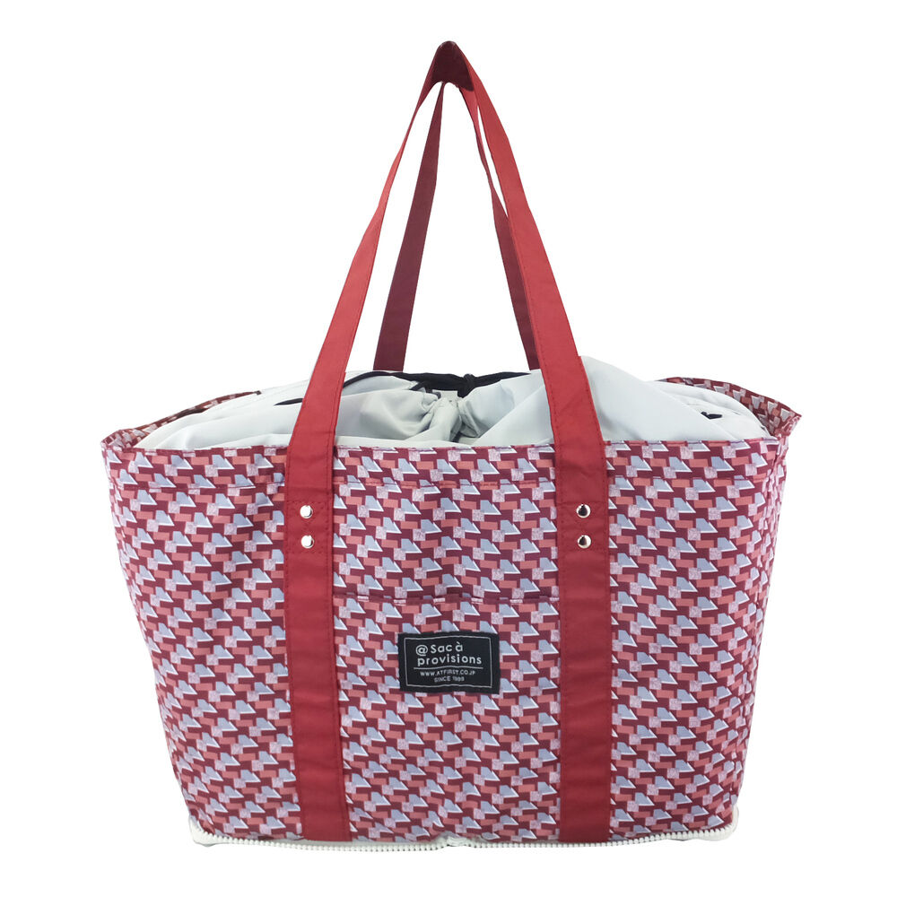 BACKYARD FAMILY「エコバッグ マチ広 大きめ 通販 エコバック 買い物バッグ ショッピングバッグ トートバッグ 保冷」|エコバッグ|レッド1