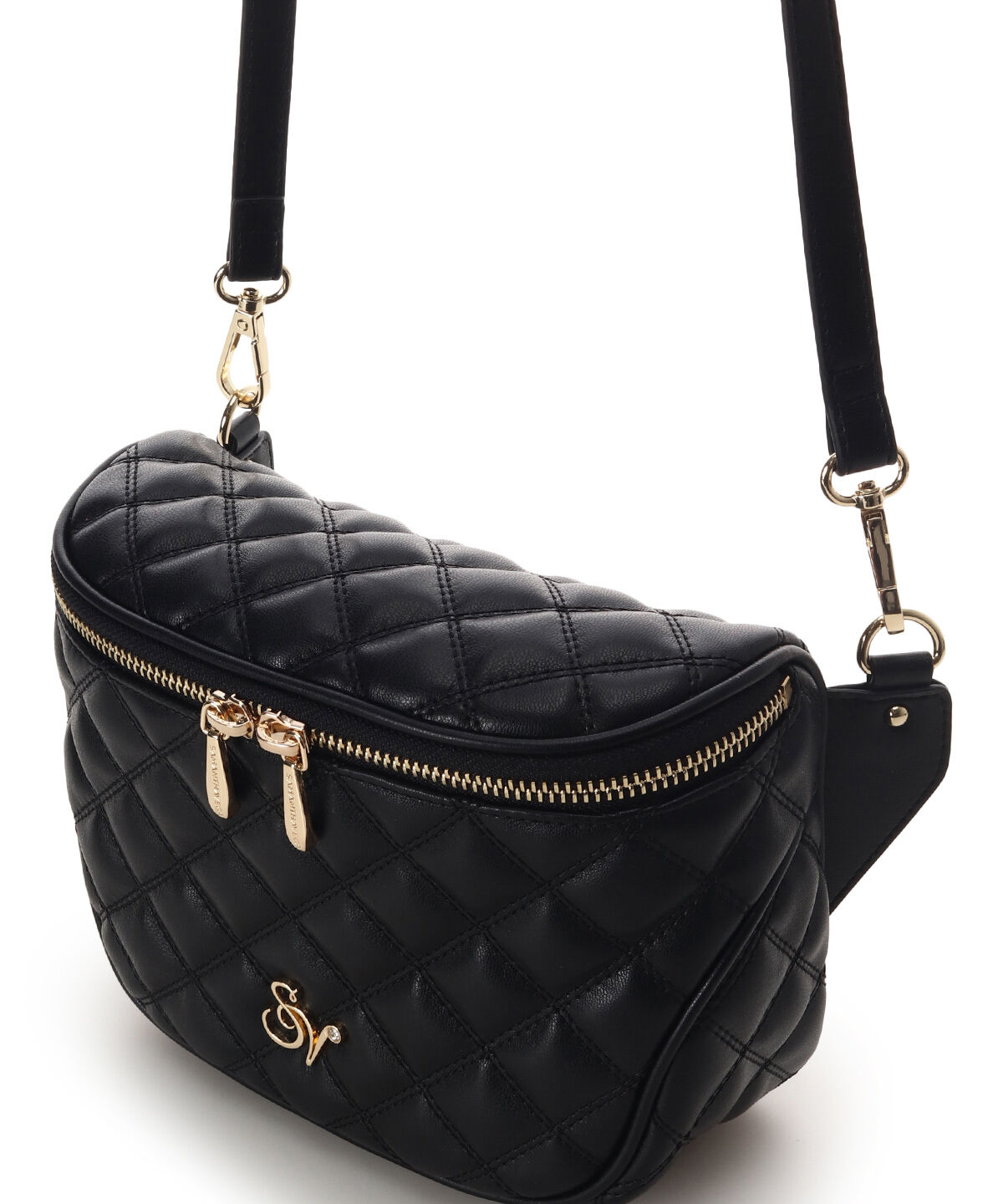 Samantha Vega「ダブルステッチダイヤキルトショルダーバッグ」|ショルダー・メッセンジャー|