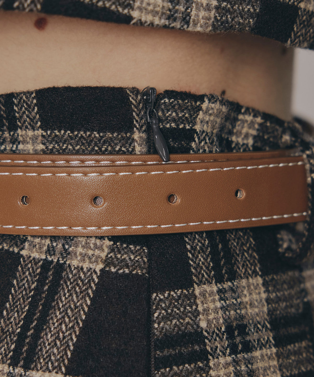 REDYAZEL「クラシカルチェックコンパクトシャツ&times;ロングスカートセットアップ」|ワンピース|