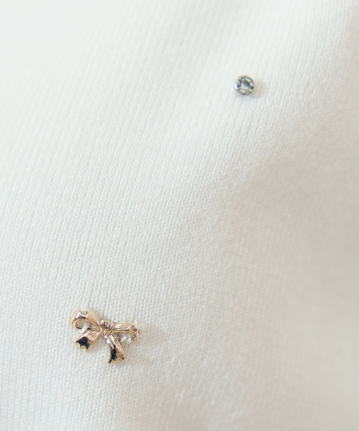 WILLSELECTION「ビジュー＆リボンパーツニットプルオーバー」|ニット・セーター|