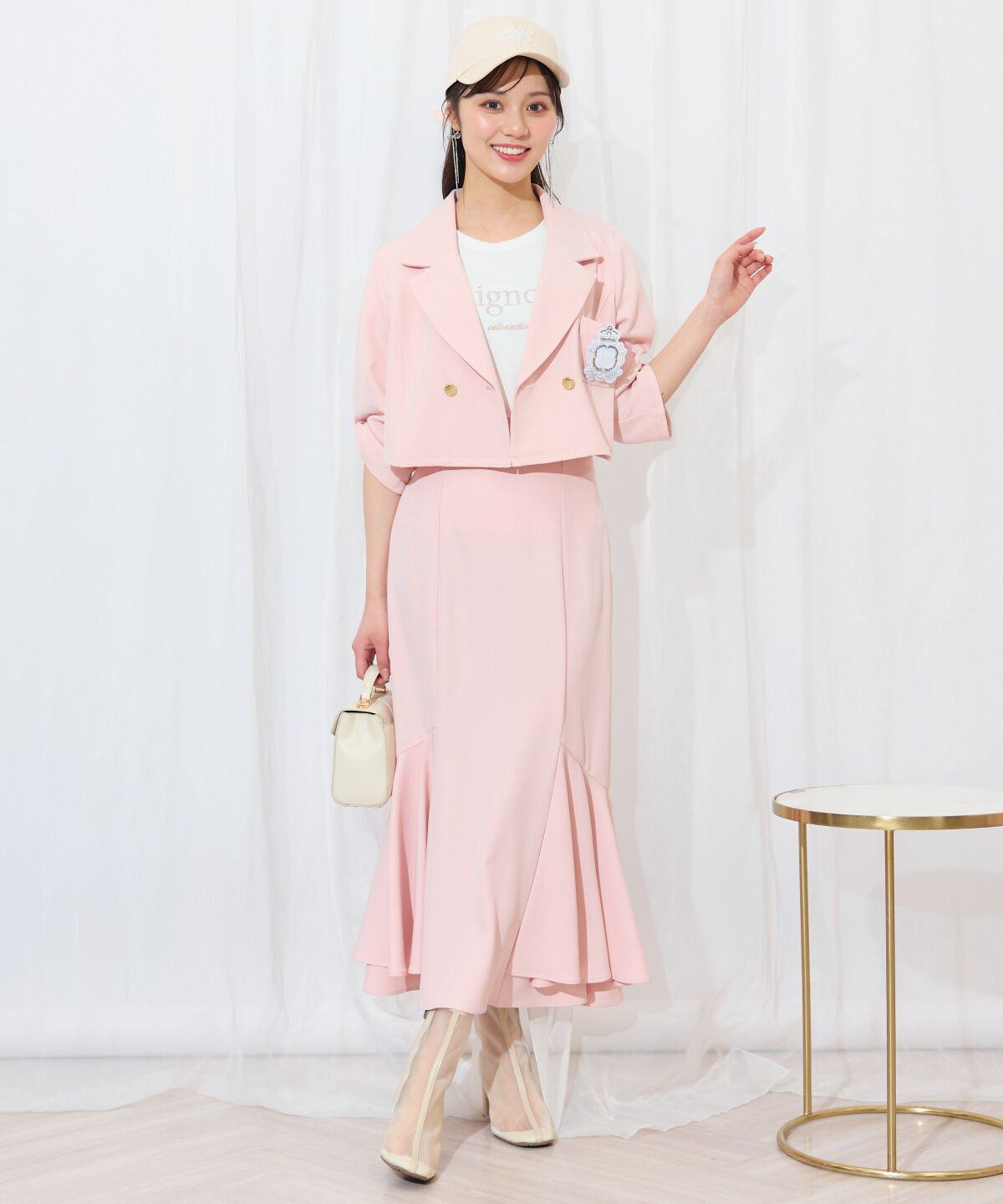 WILLSELECTION「裾ボリュームマーメイドスカート」|フレア|