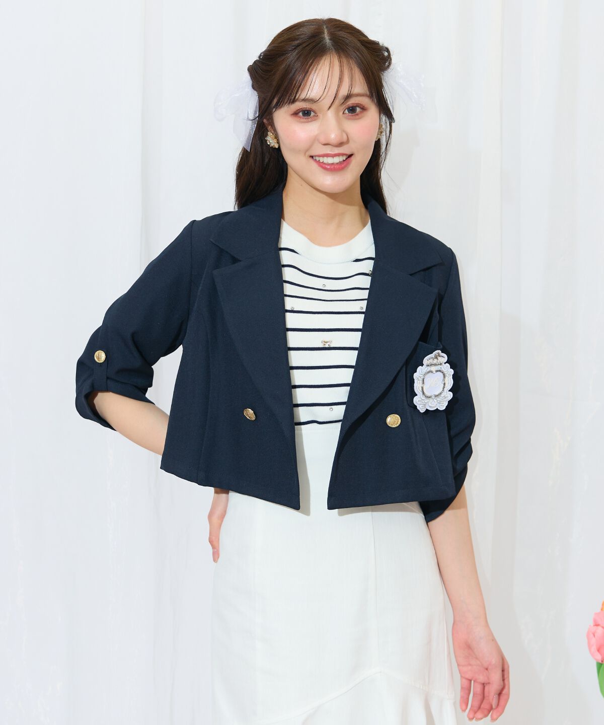 WILLSELECTION「エンブレム付きショートジャケット」|その他|