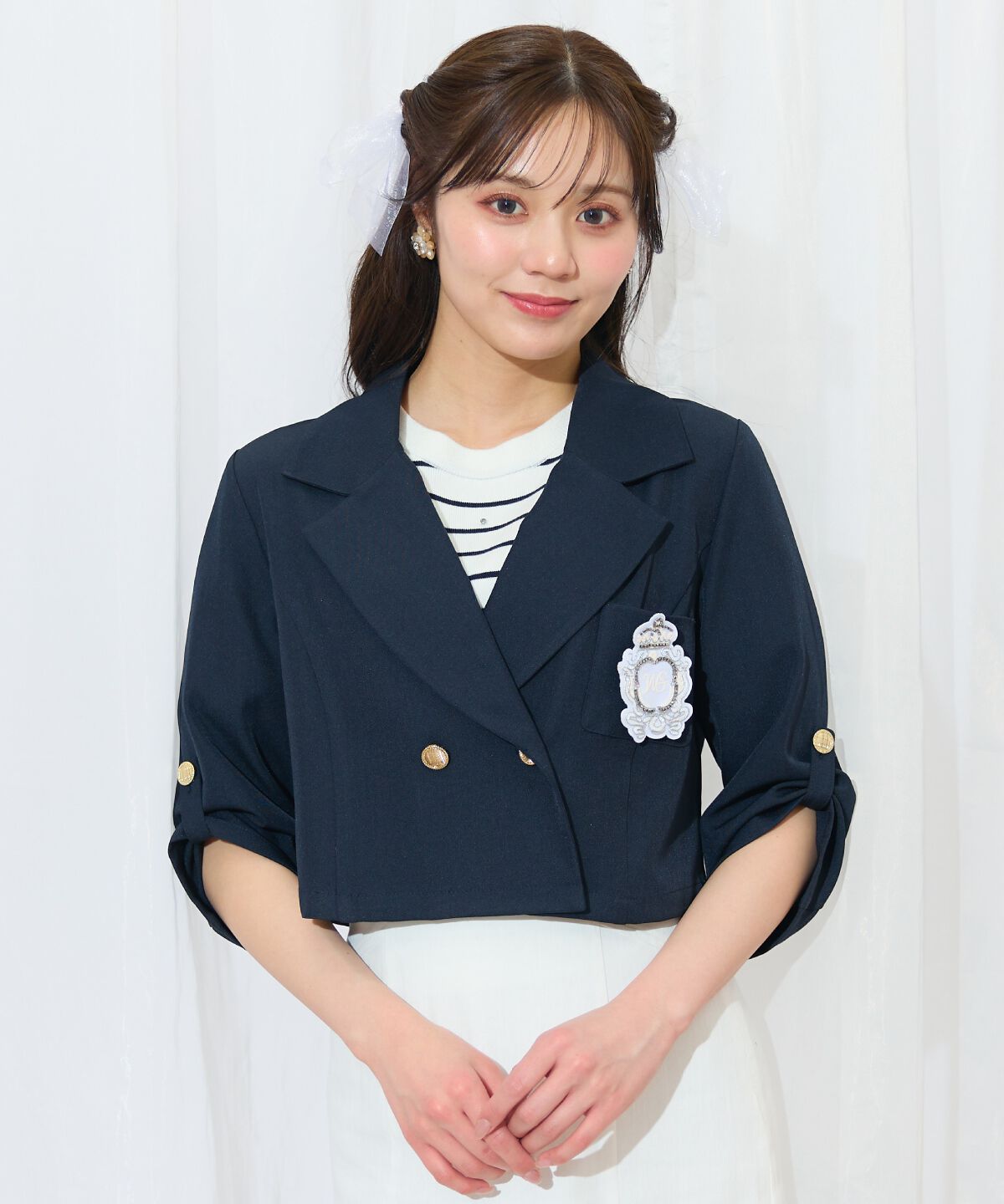 WILLSELECTION「エンブレム付きショートジャケット」|その他|