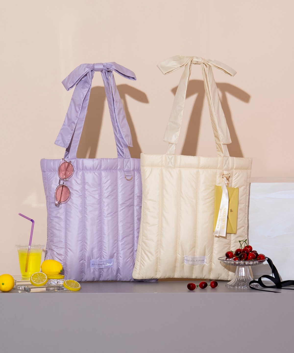 WILLSELECTION「リボンショルダーキルティングトート」|トートバッグ|