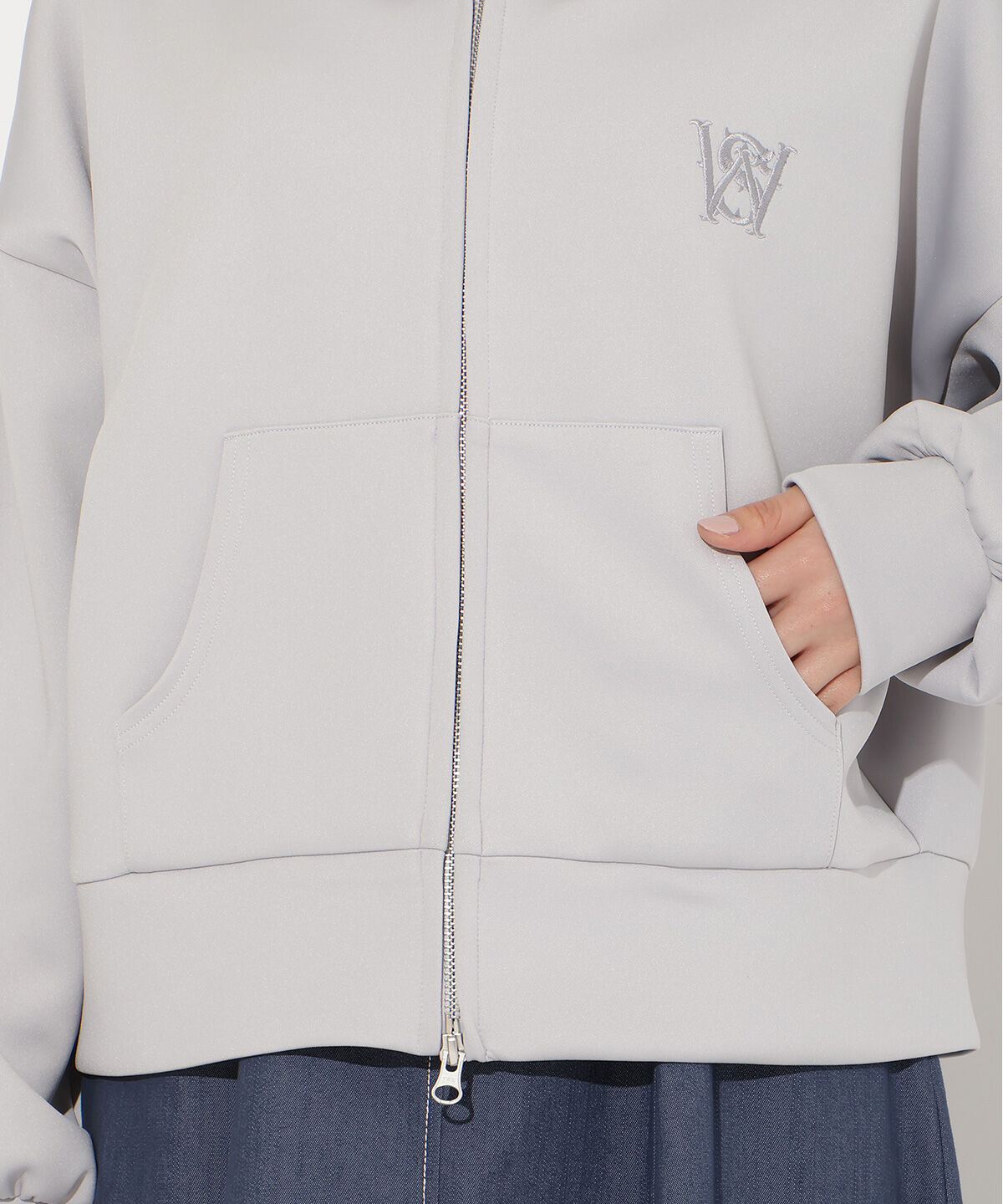 WILLSELECTION「ダブルZIPオーバーサイズパーカー」|パーカー|