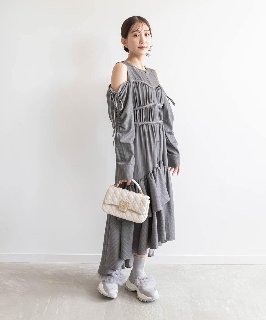  「2WAYビジューニットスニーカー」|スニーカー|