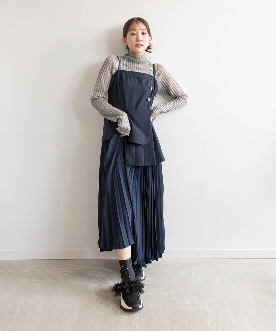  「2WAYビジューニットスニーカー」|スニーカー|