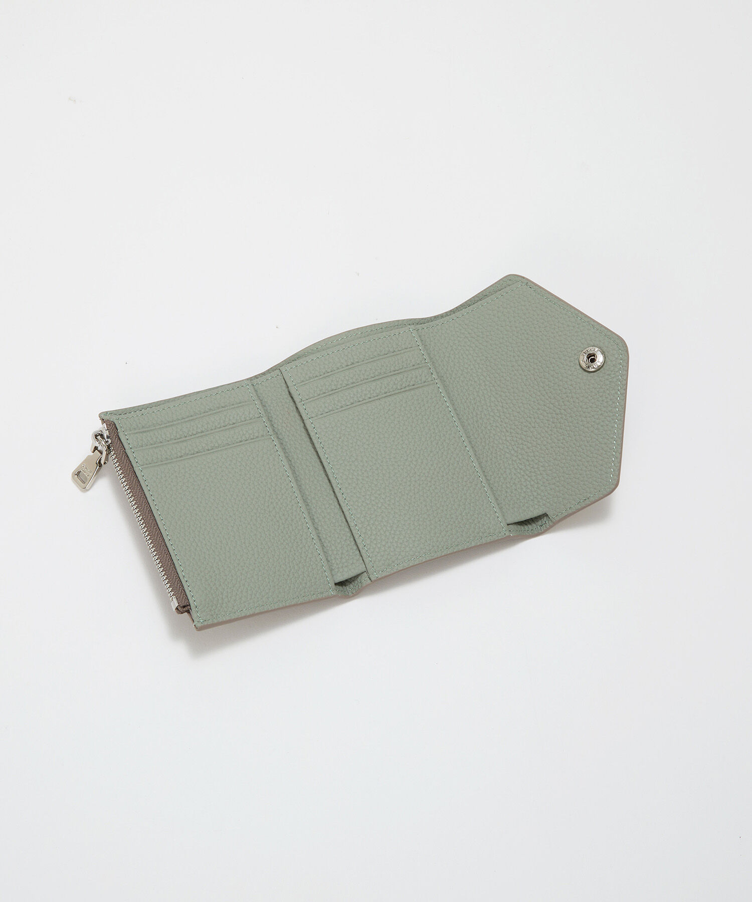 TOPKAPI BREATH「【Breath TOPKAPI】DUAL デュアル シュリンクレザー バイカラー 三つ折り 財布　薄型 / 軽量」|財布|